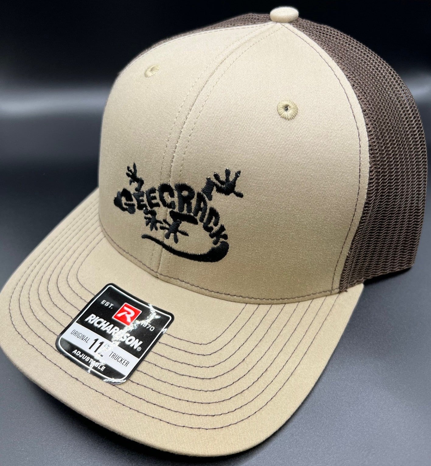 Gekko Logo Hat (Richardson 112) Coffee/Dark Brown