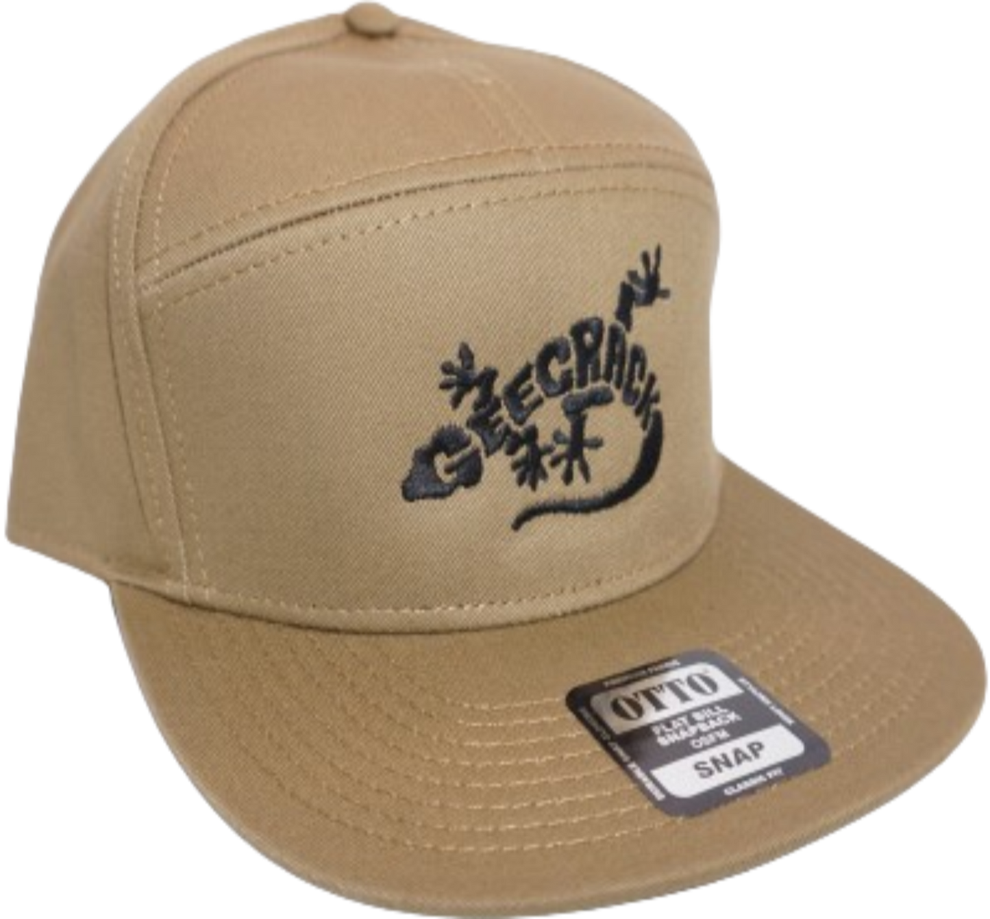 Geecrack Lizard Logo OTTO Hat - Coyote Brown