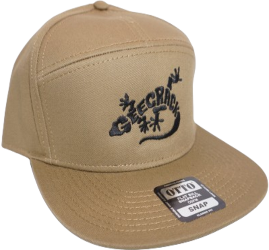 Geecrack Lizard Logo OTTO Hat - Coyote Brown